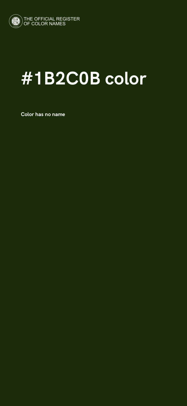 #1B2C0B color image