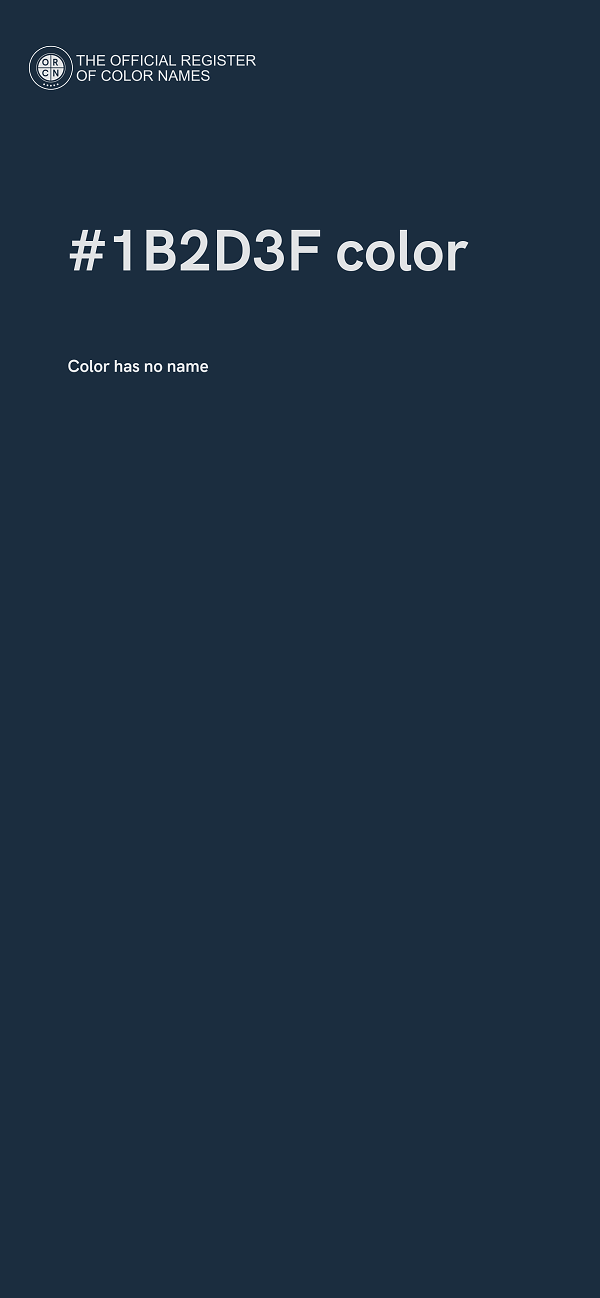 #1B2D3F color image
