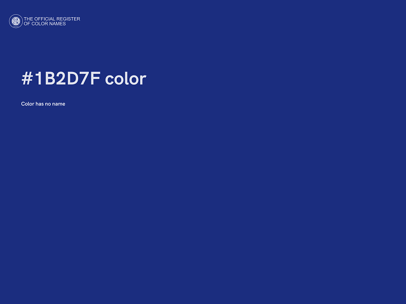 #1B2D7F color image