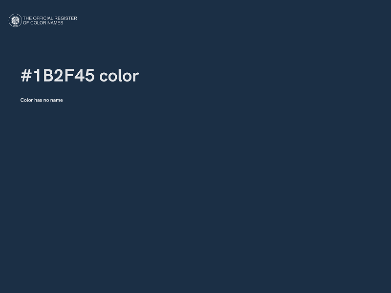 #1B2F45 color image