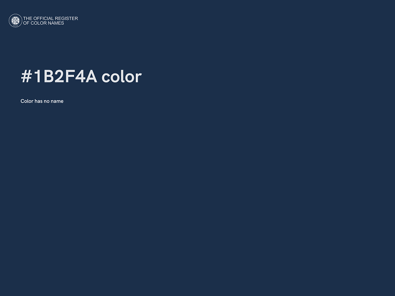 #1B2F4A color image