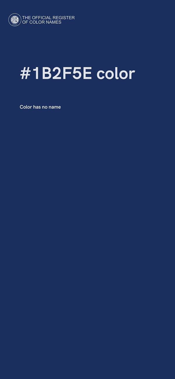 #1B2F5E color image