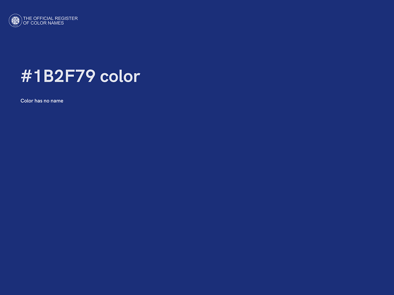 #1B2F79 color image