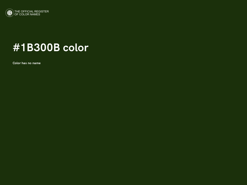 #1B300B color image