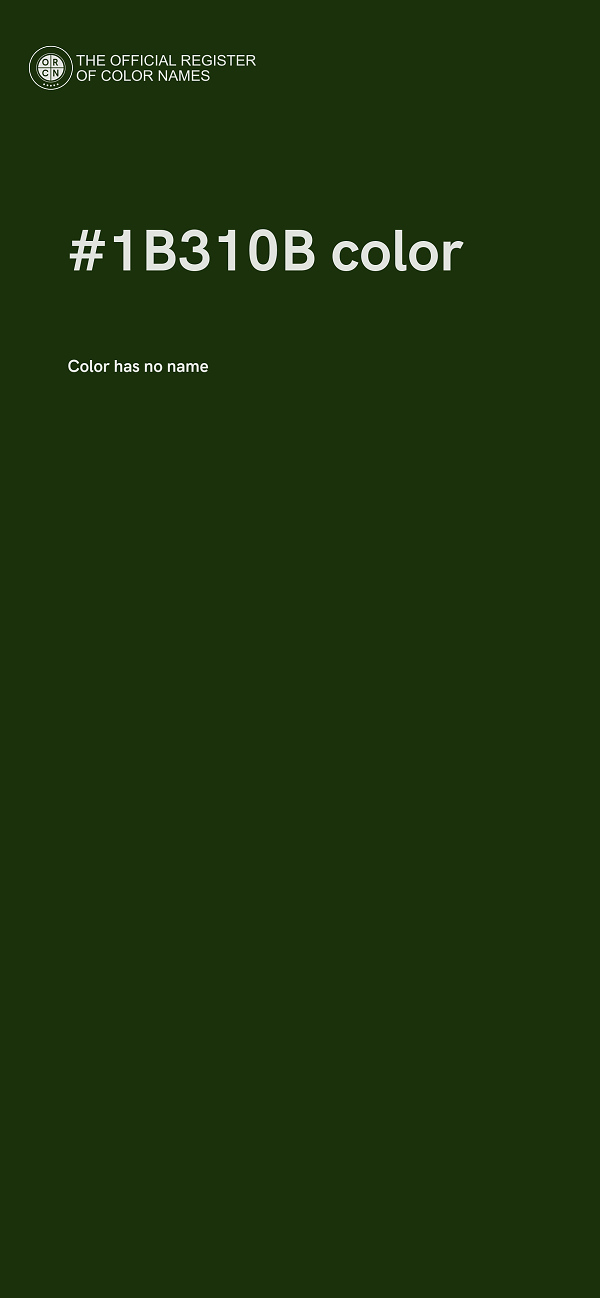 #1B310B color image