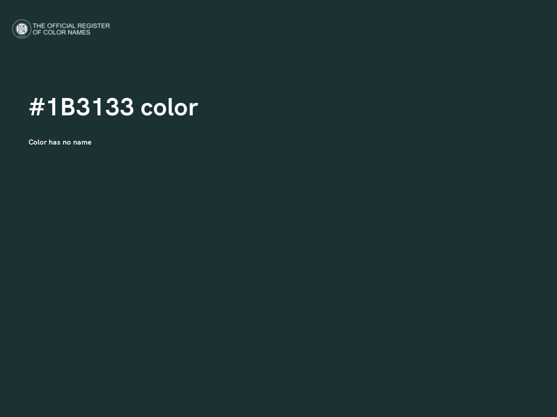 #1B3133 color image