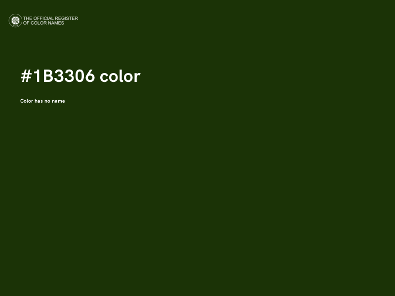 #1B3306 color image