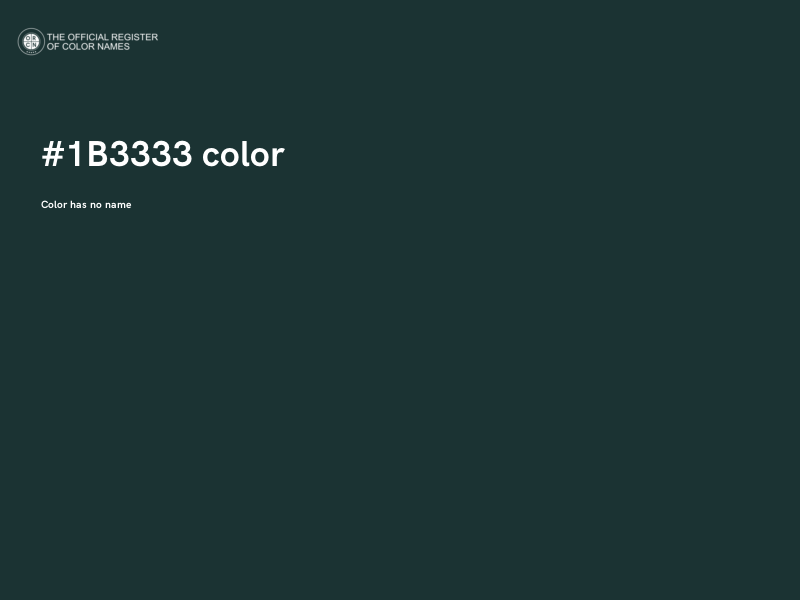 #1B3333 color image