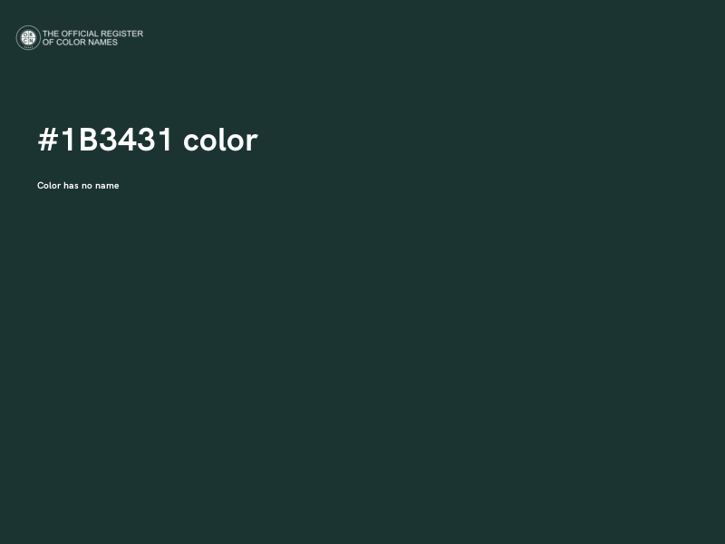 #1B3431 color image