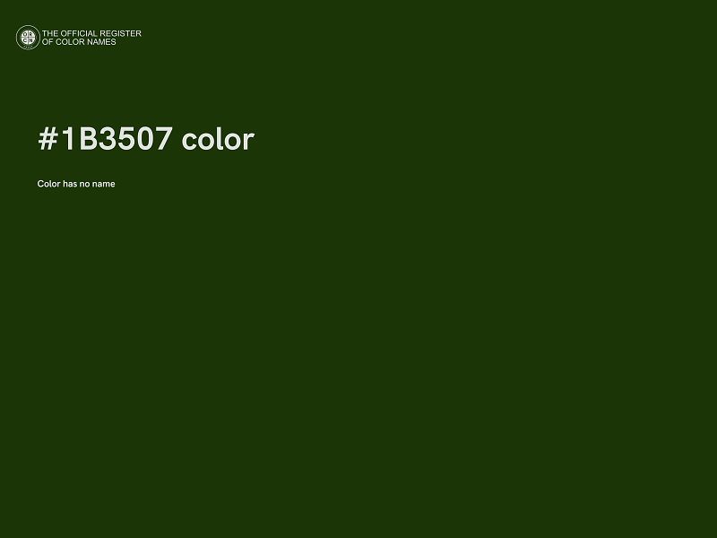 #1B3507 color image