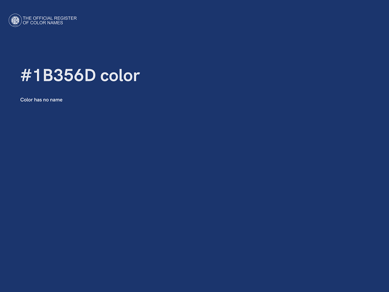 #1B356D color image