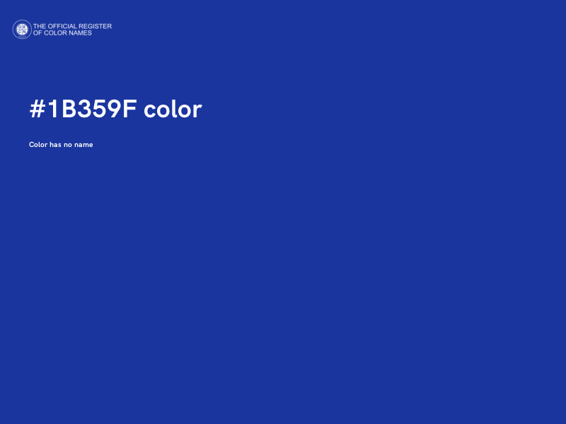 #1B359F color image