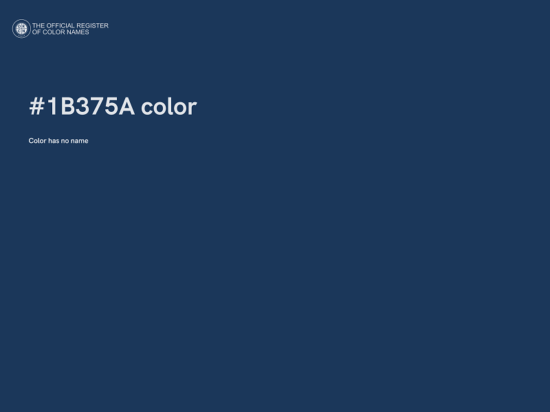#1B375A color image