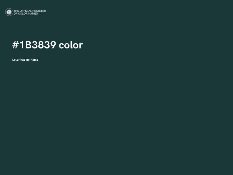 #1B3839 color image