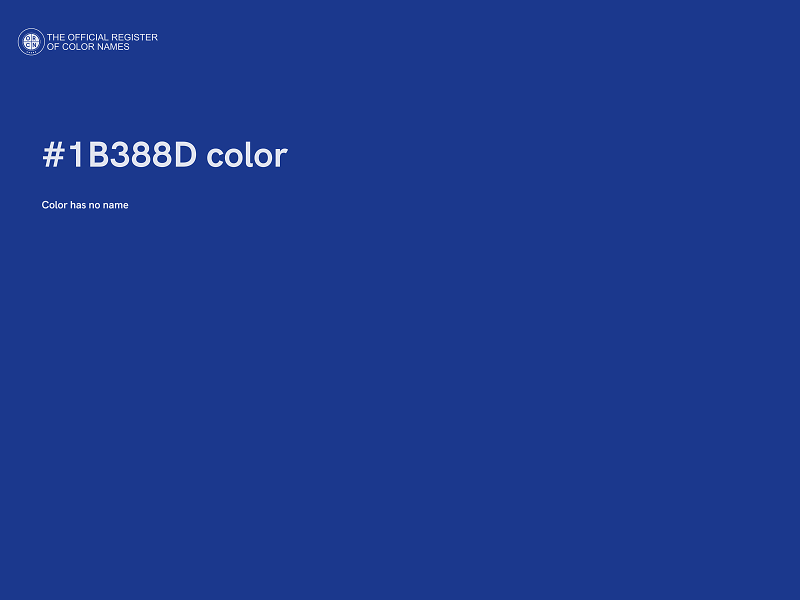 #1B388D color image