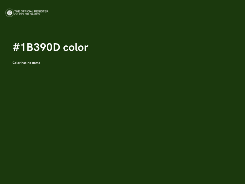 #1B390D color image