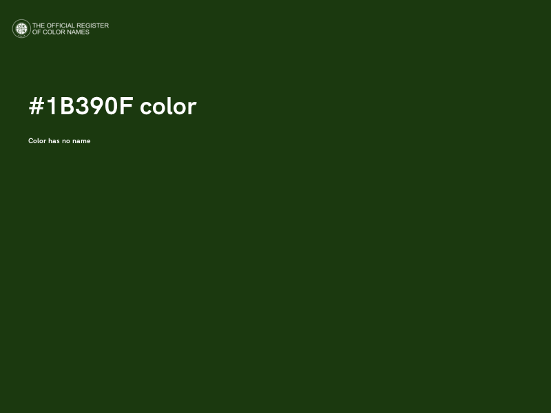 #1B390F color image