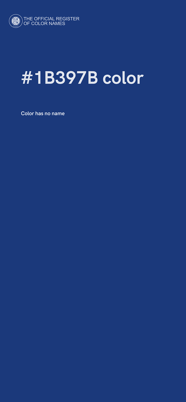 #1B397B color image