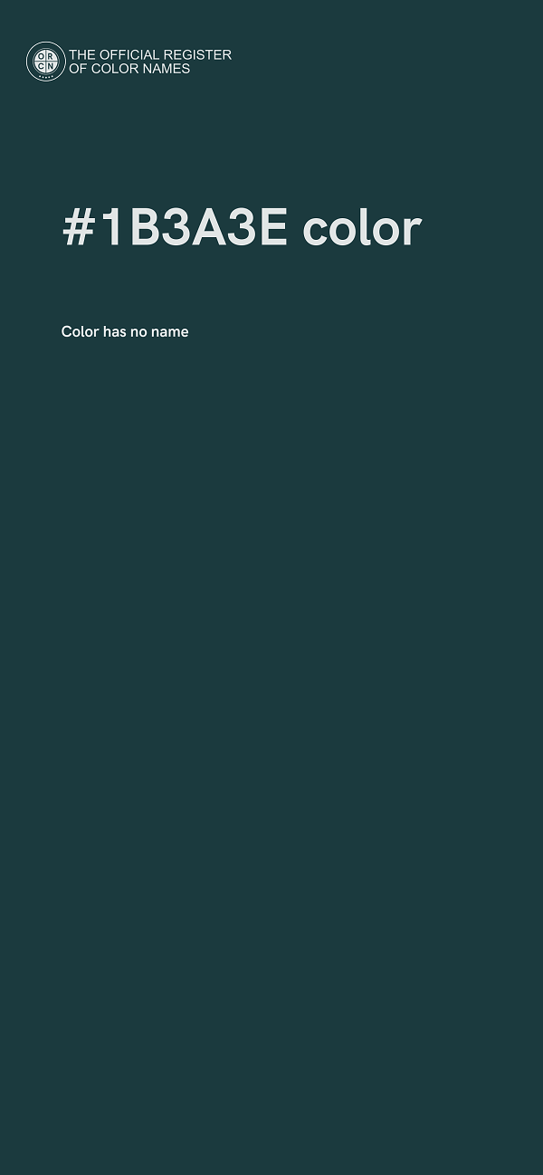 #1B3A3E color image