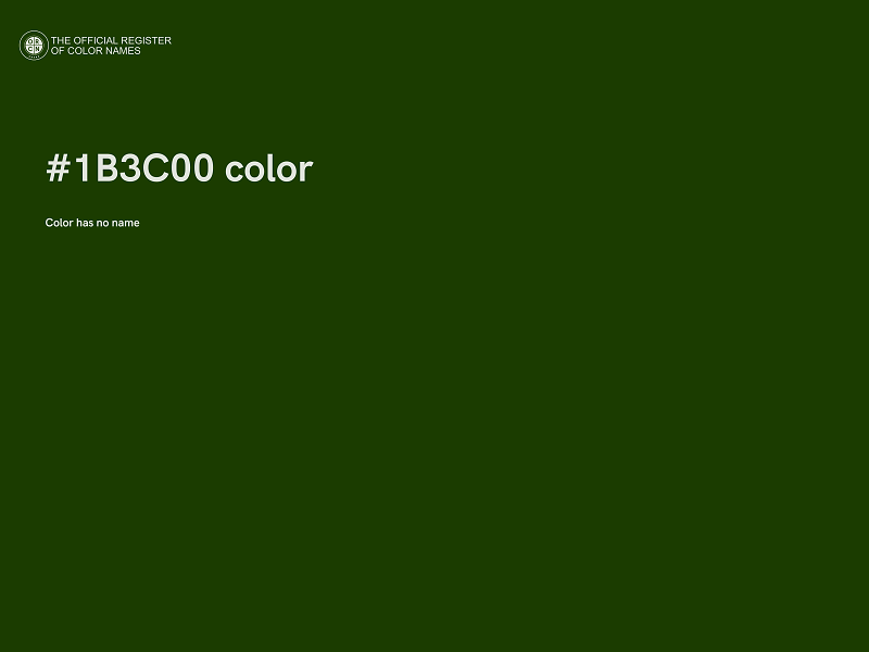 #1B3C00 color image