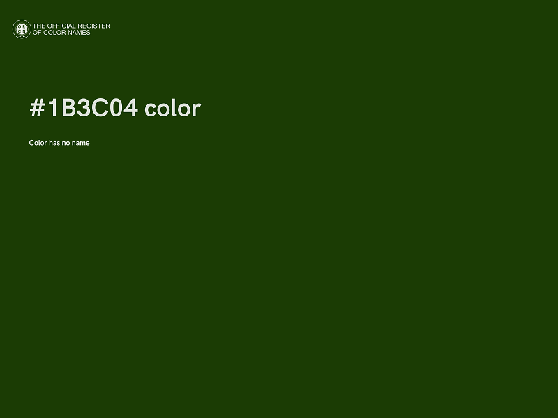#1B3C04 color image