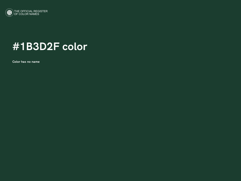 #1B3D2F color image