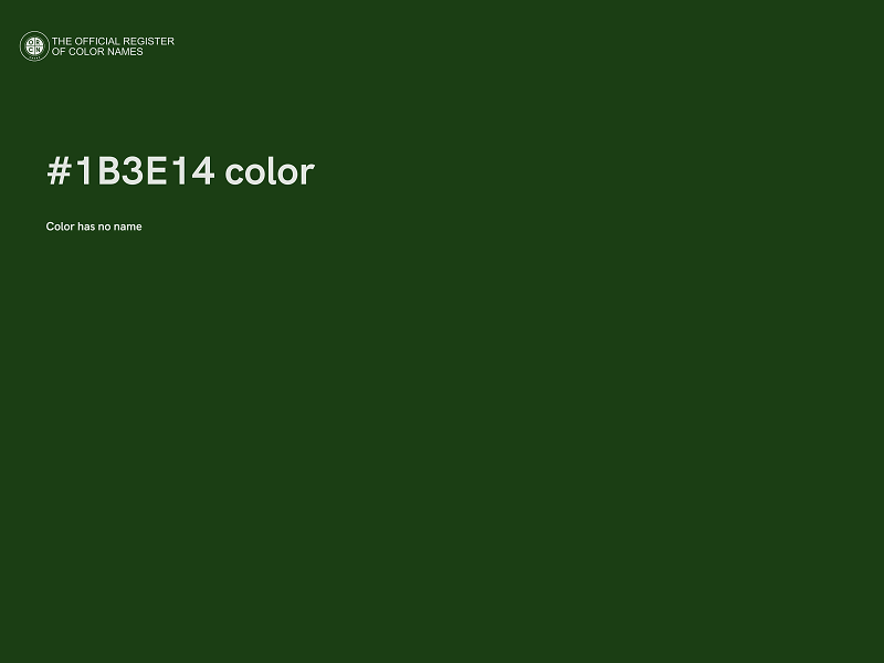 #1B3E14 color image