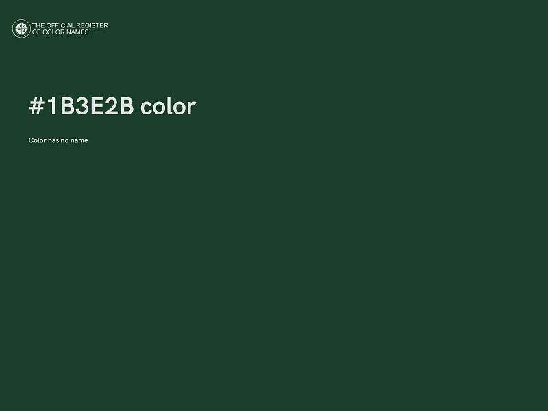 #1B3E2B color image