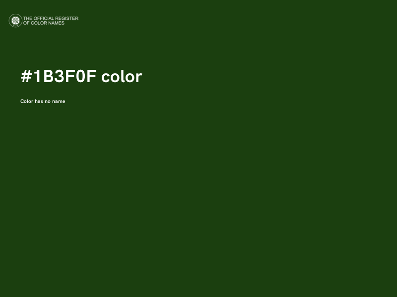 #1B3F0F color image