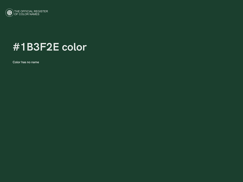 #1B3F2E color image