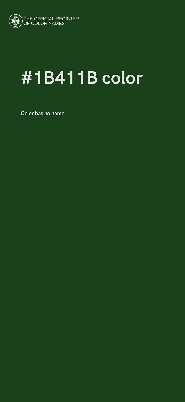 #1B411B color image
