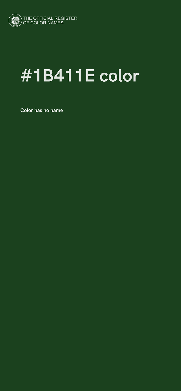 #1B411E color image