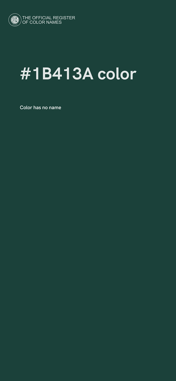 #1B413A color image