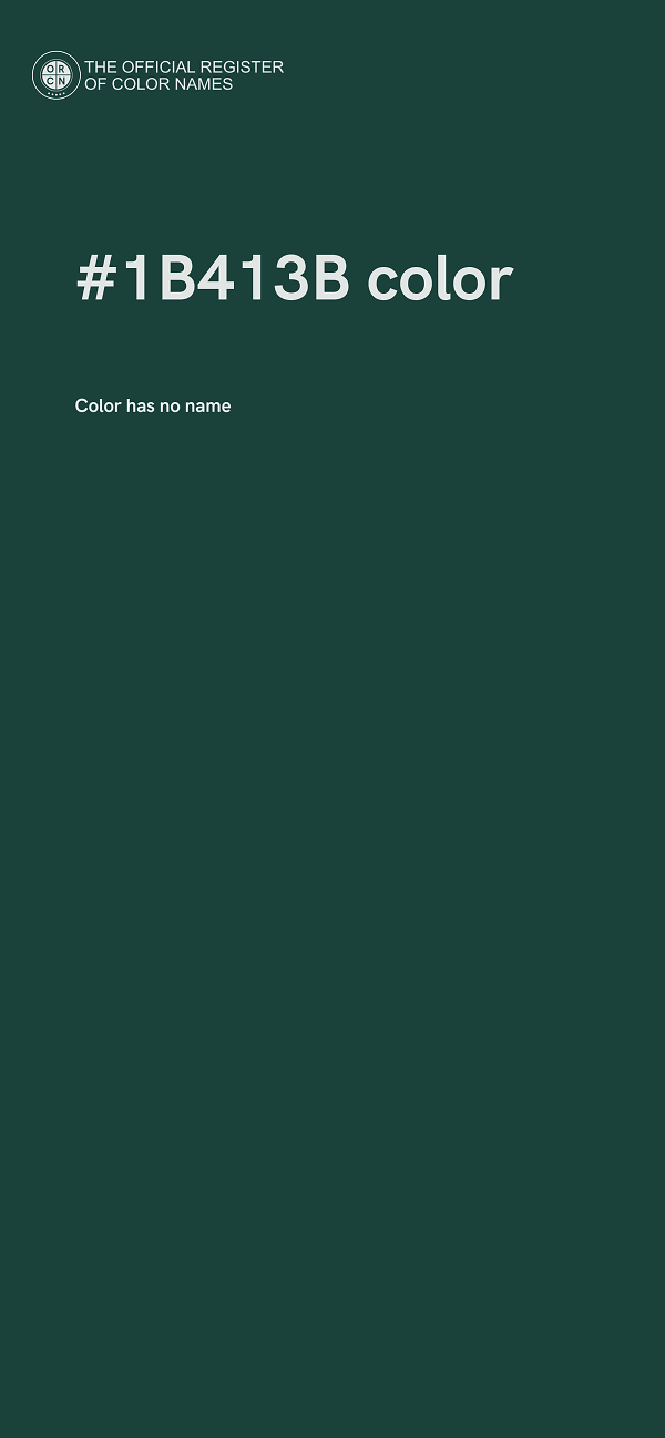 #1B413B color image