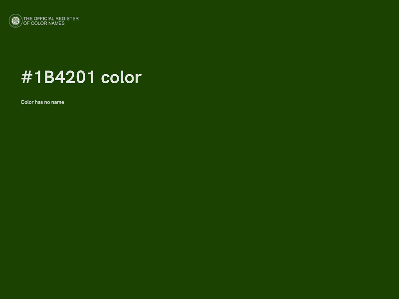 #1B4201 color image