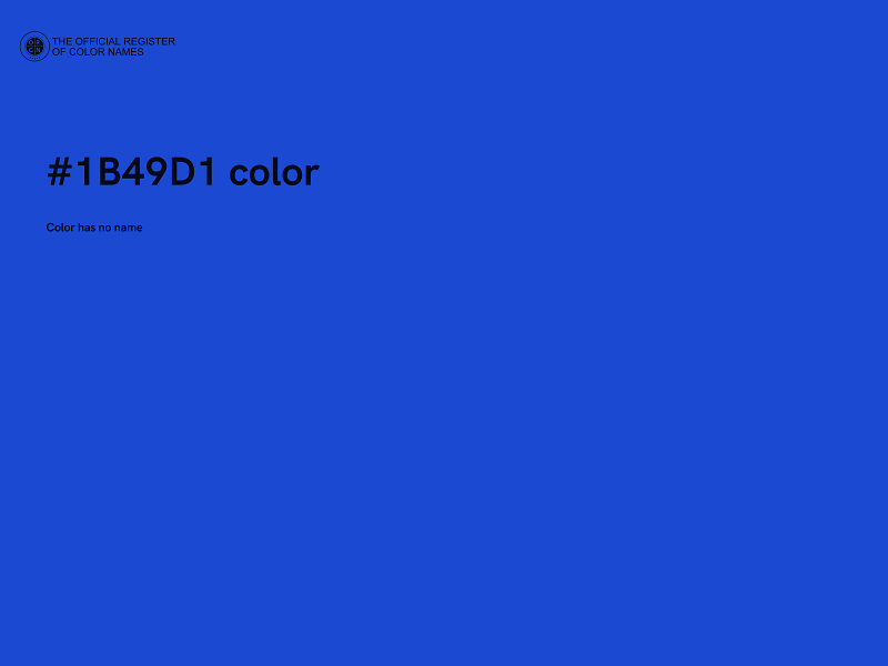 #1B49D1 color image