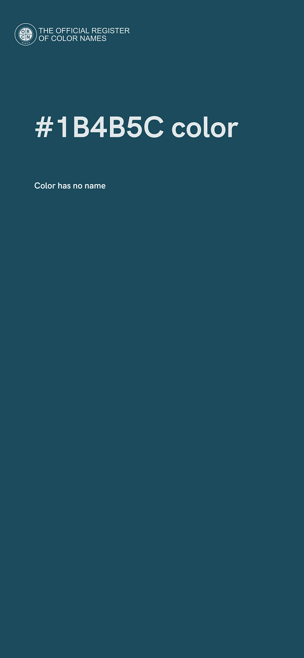 #1B4B5C color image