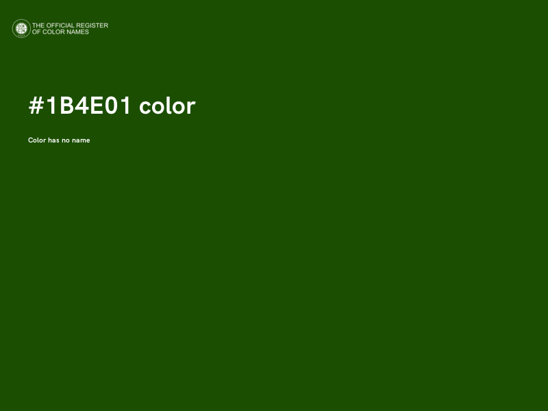 #1B4E01 color image