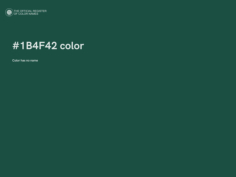 #1B4F42 color image