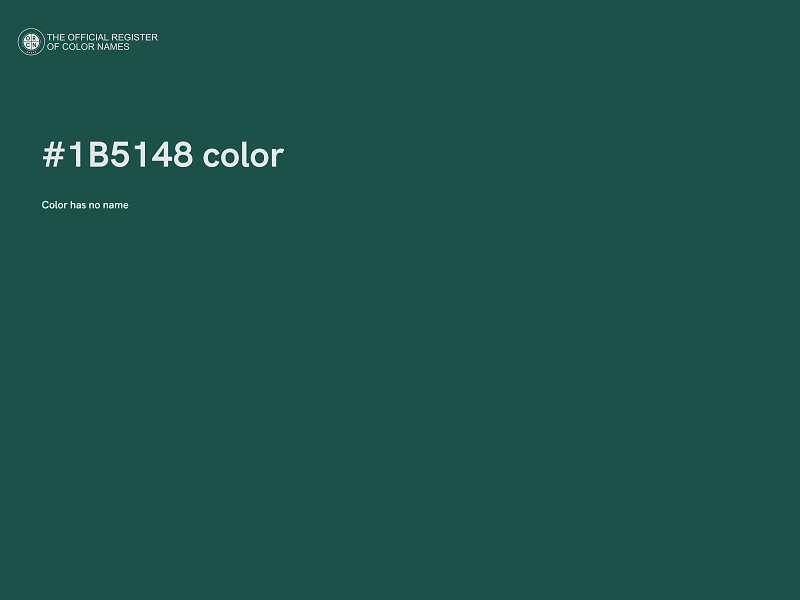 #1B5148 color image