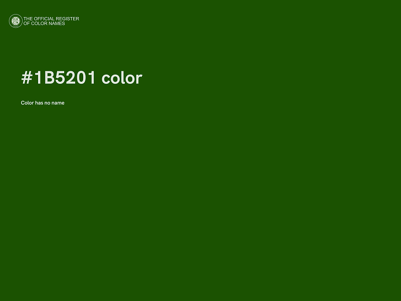 #1B5201 color image