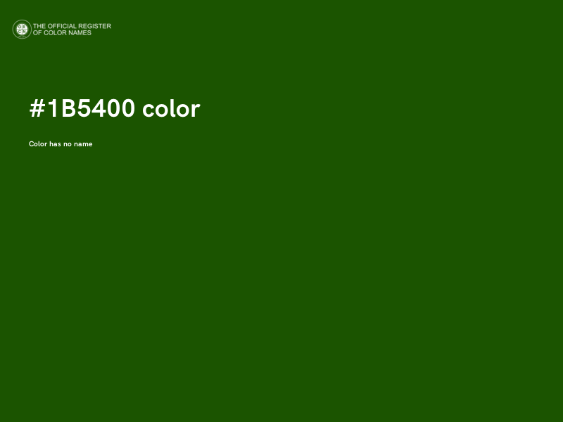 #1B5400 color image