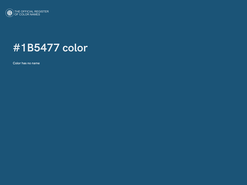 #1B5477 color image