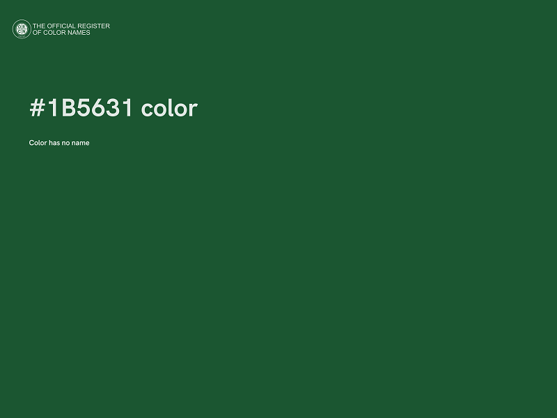 #1B5631 color image