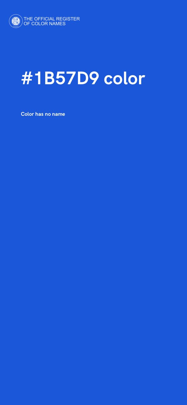 #1B57D9 color image
