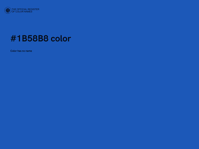 #1B58B8 color image