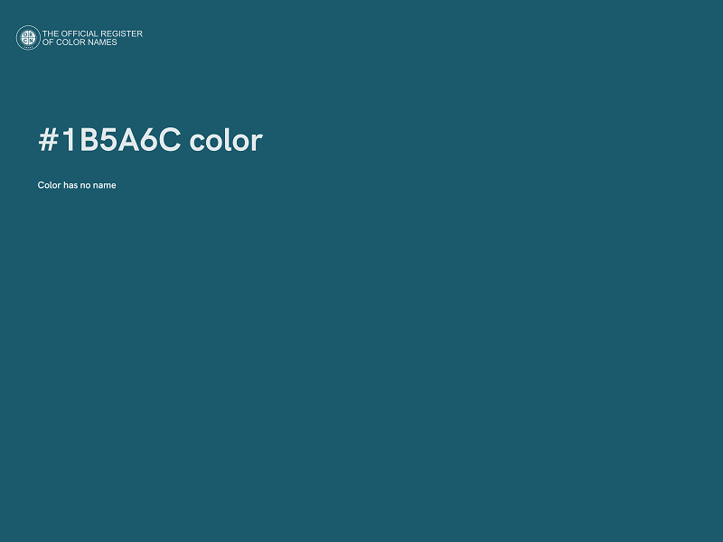#1B5A6C color image