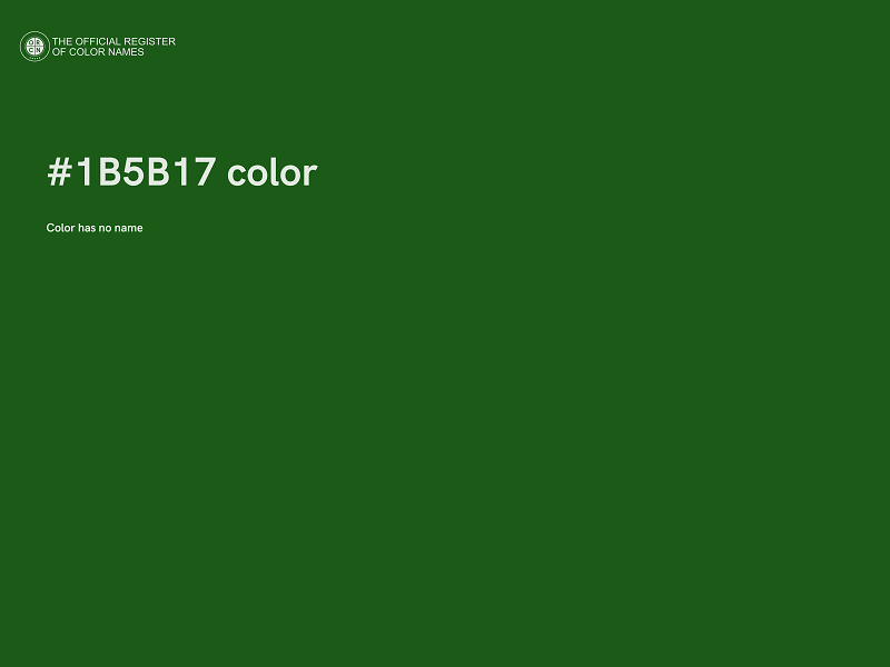 #1B5B17 color image