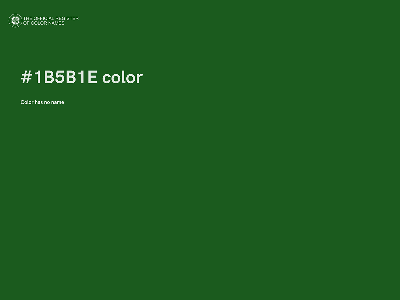 #1B5B1E color image