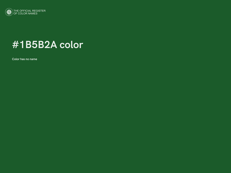 #1B5B2A color image